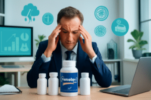 Best natural supplements for workplace stress including CortiSync for professional stress management and office productivity